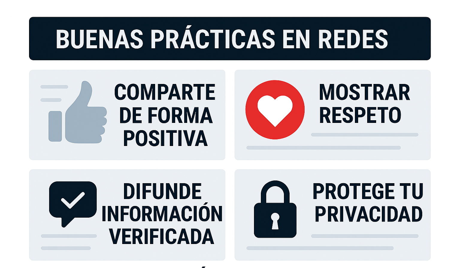 Buenas prácticas en redes sociales