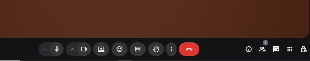 Controles de Google Meet
